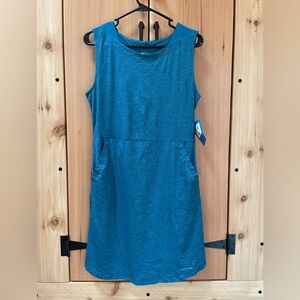 New Columbia Blue/teal  Sleeveless Dress
